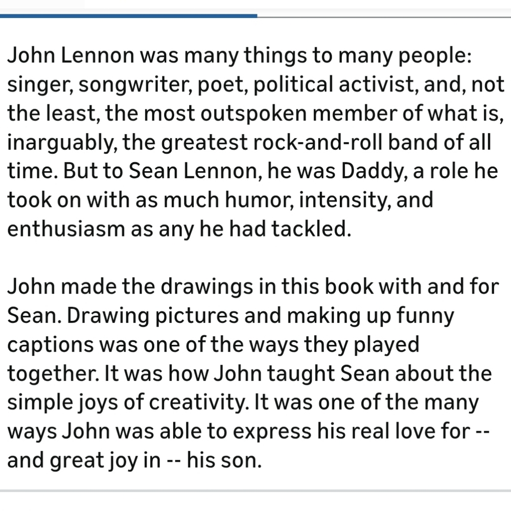 John Lennon 'Real Love' Art Book - Picture 8 of 8